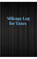 Mileage Log for Taxes