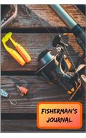 Fisherman's Journal: Record your fishing adventures in this compact (6x9, 120 page) journal. Record Weather, location, tackle ... and moon phase. A Great gift for a fish