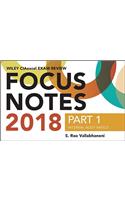 Wiley CIAexcel Exam Review 2018 Focus Notes, Part 1: Internal Audit Basics