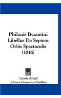 Philonis Byzantini Libellus de Septem Orbis Spectaculis (1816)