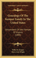 Genealogy Of The Kemper Family In The United States