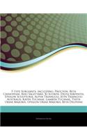 Articles on F-Type Subgiants, Including: Procyon, Beta Cassiopeiae, Rho Sagittarii, XI Scorpii, Delta Serpentis, Epsilon Sculptoris, Alpha Trianguli, Iota Trianguli Australis, Kappa Tucanae