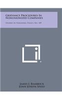 Grievance Procedures in Nonunionized Companies