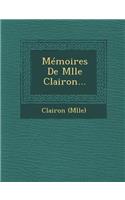 Memoires de Mlle Clairon...