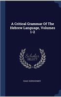 A Critical Grammar Of The Hebrew Language, Volumes 1-2