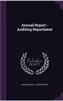 Annual Report - Auditing Department