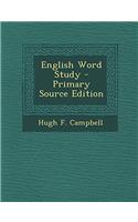 English Word Study