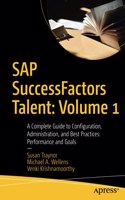 SAP Successfactors Talent: Volume 1