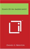 Essays Of An Americanist