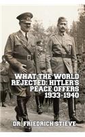 What the World Rejected: Hitler's Peace Offers 1933-1940
