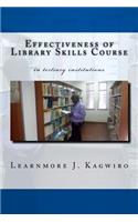 Effectiveness of Library Skills Course