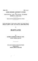 History of State Banking in Maryland