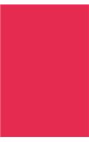 Journal Amaranth Color Simple Plain Hot Pink