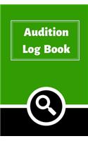 Audition Log Book