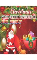 Christmas Word Search Puzzle book For Adult