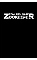 Real men does Zookeeper: Hangman Puzzles - Mini Game - Clever Kids - 110 Lined pages - 6 x 9 in - 15.24 x 22.86 cm - Single Player - Funny Great Gift