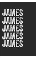 Name JAMES Journal Customized Gift For JAMES A beautiful personalized