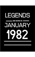 LEGENDS are born in January 1982
