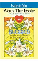 Psalms to Color: Words That Inspire