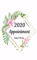 2020 Daily & Hourly Appointment Book