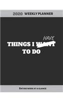 Things I Have to Do