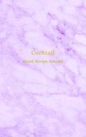 Cocktail blank recipe journal