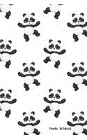Panda Notebook: Notebook Journal College Ruled Blank Lined (6 x 9) Small Composition Book Planner Diary Softback Cover Panda Lover Gifts for Kids Girls Boys