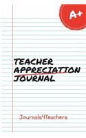 Teacher Appreciation Journal