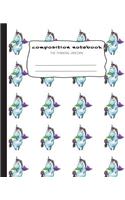Composition Notebook; The Thinking Unicorn