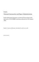 Limb-Darkening Functions as Derived from Along-Track Operation of the Erbe Scanning Radiometers for August 1985