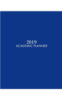 2019 Academic Planner: Navy Weekly and Monthly Planner with to Do List and Year at a Glance, 12 Month Dated from Jan 2019 - Dec 2019, Student and Teacher Planner for Colle