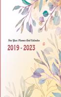 2019-2023 Five Year Planner and Calendar
