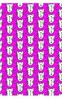 Bullet Journal Notebook for Cat Lovers Smiley Cats Pattern 6: 112 Page Numbered Dot Grid Bullet Journal with Index Pages and Key Pages in Portable 6 X 9 Size.