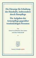 Die Fursorge Fur Erhaltung Des Haushalts, Insbesondere Durch Hauspflege