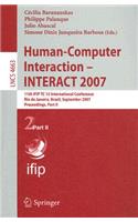Human-Computer Interaction - INTERACT 2007