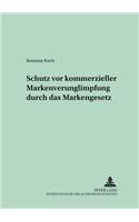 Schutz VOR Kommerzieller Markenverunglimpfung Durch Das Markengesetz