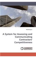 System for Assessing and Communicating Contractors' Competitiveness