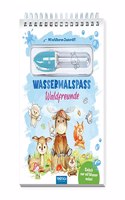Trotsch WassermalspaÃŸ mit Zauberstift Waldfreunde: Malblock mit nachfullbarem Wassermalstift Zauberstift MalspaÃŸ Wasser Farben Ausmalblock Waldfreunde Ausmalen Malbuch