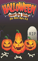 Halloween Coloring Book For Kids Ages 5-8