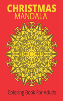 Christmas Mandala Coloring Book For Adults