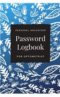 Password Logbook For Optometrist