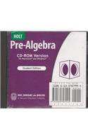 Holt Pre-Algebra: Student Edition CD-ROM Pre-Algebra 2004