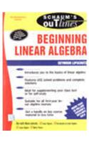 Beginning Linear Algebra (Sos)