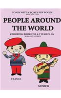 Coloring Books for 4-5 Year Olds (People Around the World)