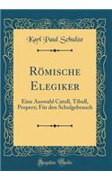 RÃ¶mische Elegiker: Eine Auswahl Catull, Tibull, Properz; FÃ¼r Den Schulgebrauch (Classic Reprint)