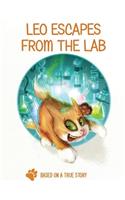 Leo escapes from the lab