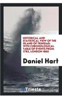 Historical and Statistical View of the Island of Trinidad: With ...