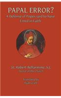 Papal Error?