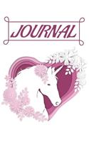 Journal: Beautiful Horse Journal/Notebook for Adults/Children Animals Lovers to Writing (8.5x11 Inch. 21.59x27.94 cm.) Journal Lined Paper 120 Blank Pages (W