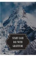 Start Each Day With Gratitude